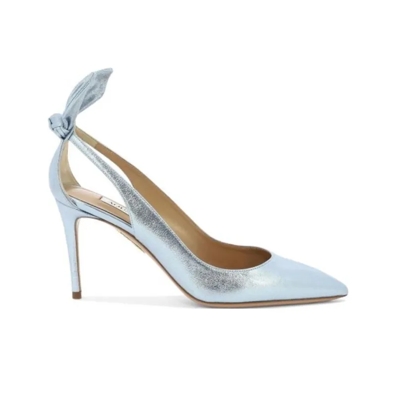 AQUAZZURA Slim Heel High Heels Women's Light Blue-1