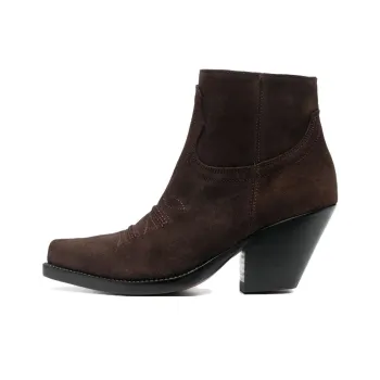 SONORA BOOTS Hidalgo 85mm Leather Ankle Boots Women's