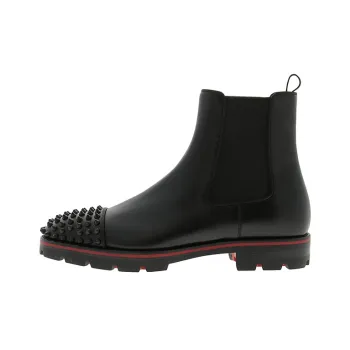 CL LUBOTING Ankle Length Chelsea Boots Men's Black