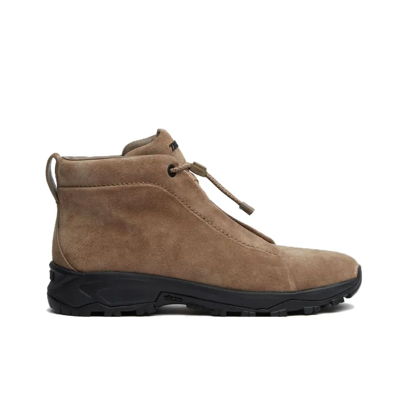 Zegna Triple Stitch Ankle Boots Men's Light Brown-1
