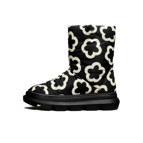 TORY BURCH Fashion Ankle Boots Women's Black White