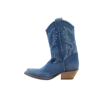 Vic Matie 50mm Denim Cowboy Boots