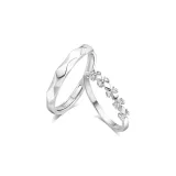 Mobius Couple Rings[Sterling Silver 999]