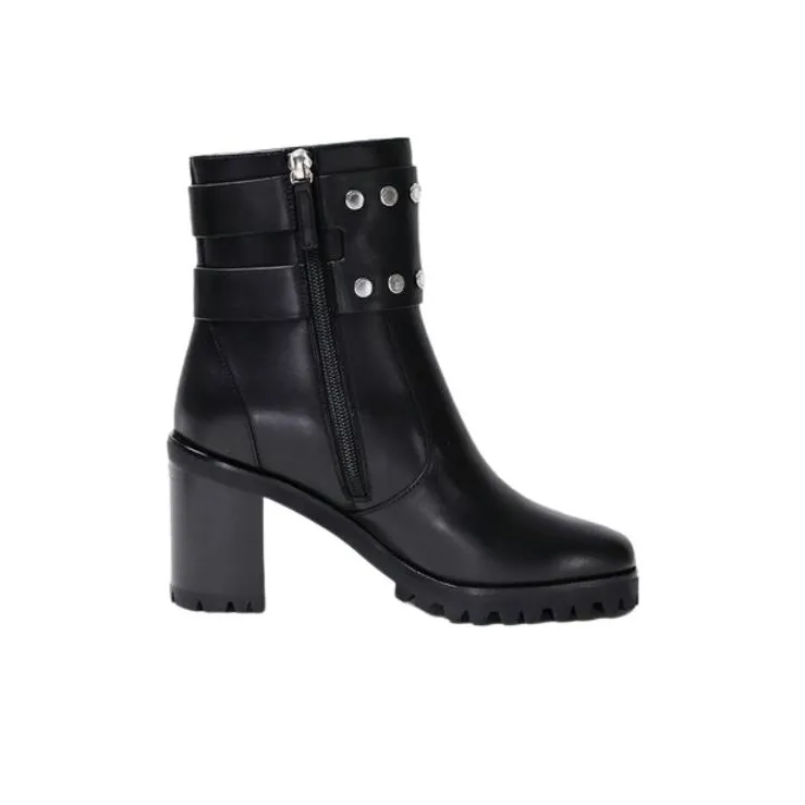 LONGCHAMP Ankle Boots Women's Black-1