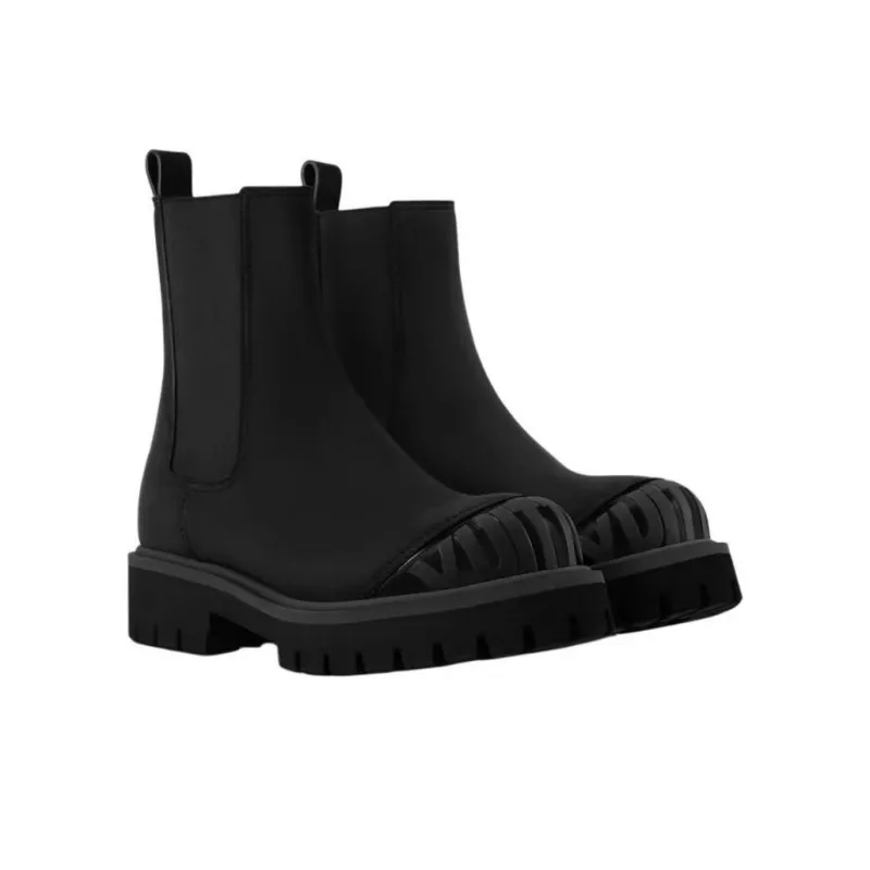 LOUIS VUITTON Lv Boot Short Chelsea Boots Men's Black-2