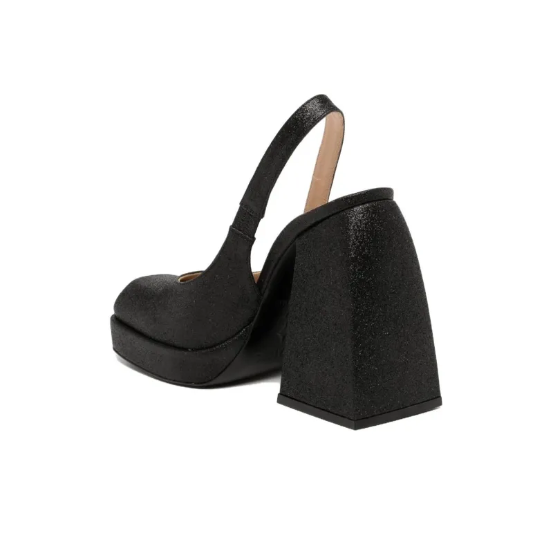 NODALETO Bulla Jill 120mm Glittered Pumps-3