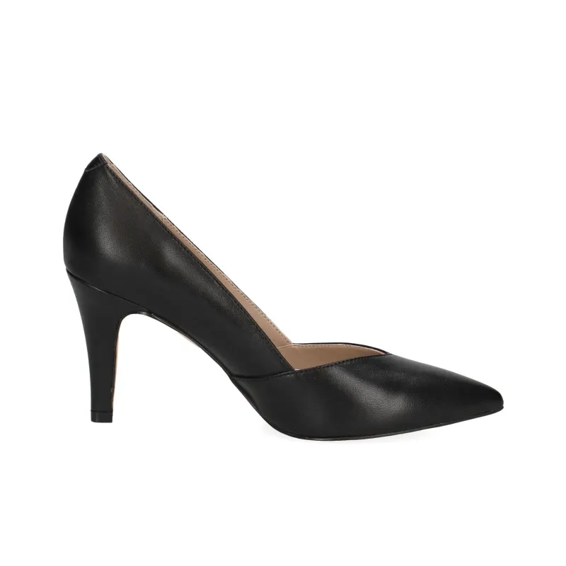 CAPRICE Effi Slim Heel High Heels 8.5cm Women's Black-1