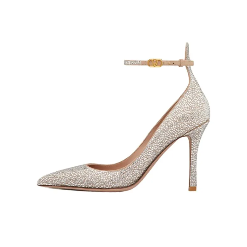 Valentino Garavani 105mm Rhinestone-embellished Heels-0