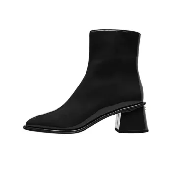 COACH Ankle Boots 5.5cm Women's Black