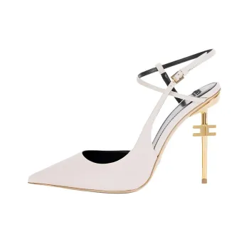 Elisabetta Franchi High Heels 10.5cm Women's Beige