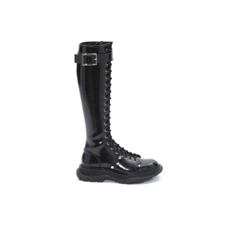 Alexander McQueen Tread Slick Boot 'Black' Women's-1