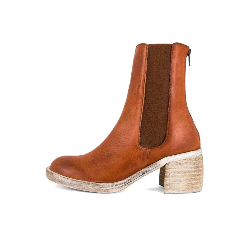 FREE PEOPLE Short Chelsea Boots 6.5cm Women's Brown-0