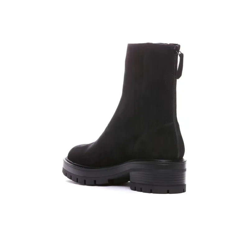 AQUAZZURA Saint Honore Ankle Boots 4.5cm Women's Black-3