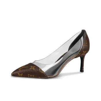 LOUIS VUITTON Chérie Monogram Slim Heel High Heels Women's Monogram Color