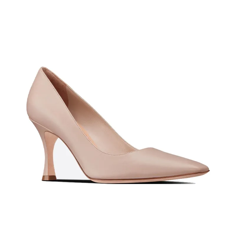 DIOR Attract Slim Heel High Heels Women's Nude-2