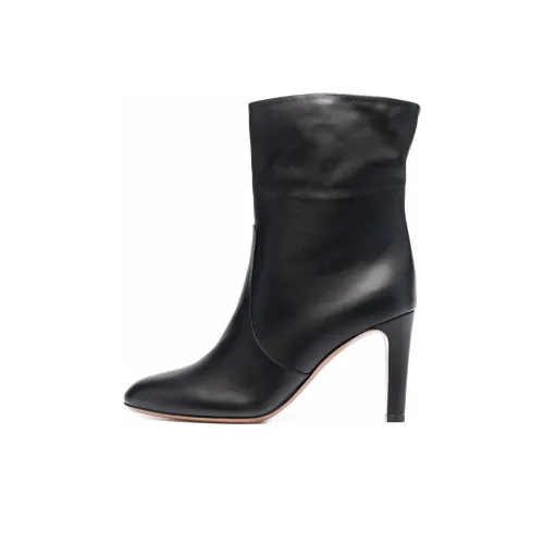 BALLY Heeled Leather Boots Women's