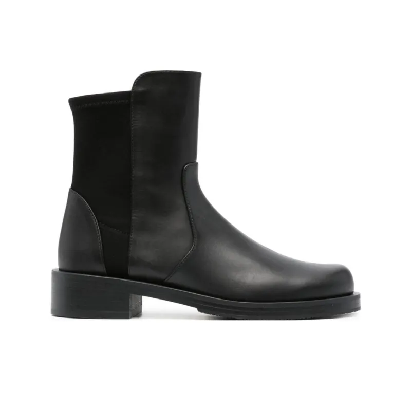 stuart weitzman 5050 Bold 30mm Leather Ankle Boots-1