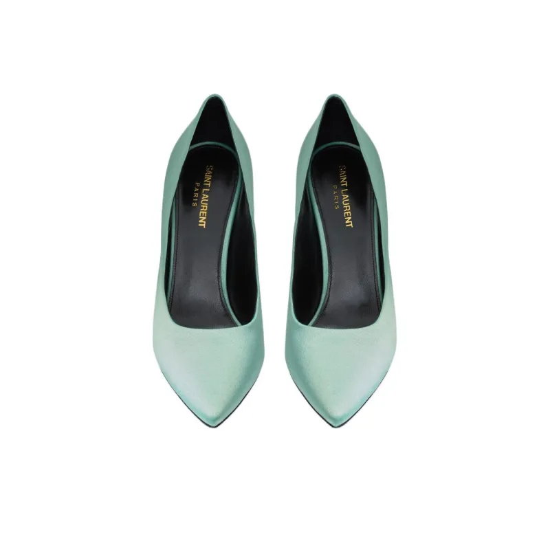 SAINT LAURENT Monceau Pointed Toe Pumps-3