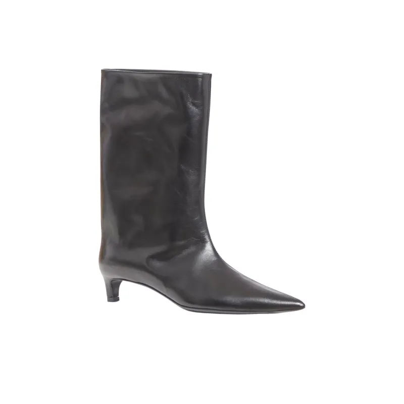 JIL SANDER Ankle Boots 4cm Women's Black-1