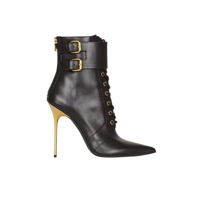 BALMAIN Uria Lace-up Ankle Bots-1