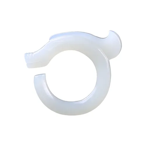 Renyu Jewelry New Chinese Style Chinese Zodiac Dragon Jade Pendant White Jade/Pale Greenish White Jade Unisex