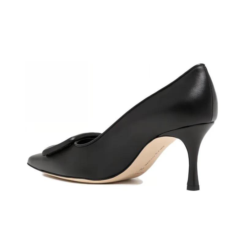 MANOLO BLAHNIK Slim Heel High Heels Women's Black-3