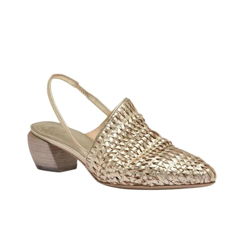 Officine Creative Sally 032 Chunky Heel High Heels Women's Gold-2