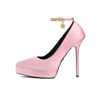 VERSACE Lycia Satin Platform Pumps