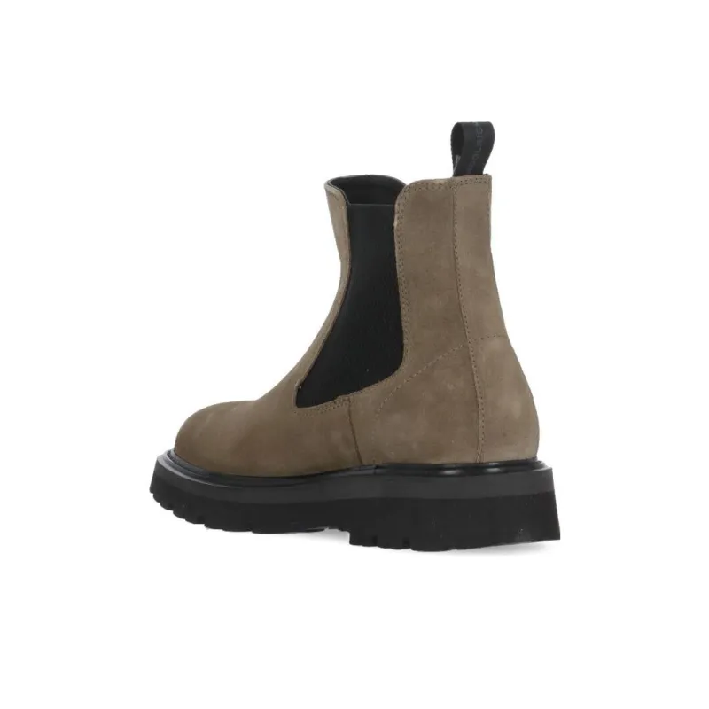 WOOLRICH Short Chelsea Boots Men's Brown-3