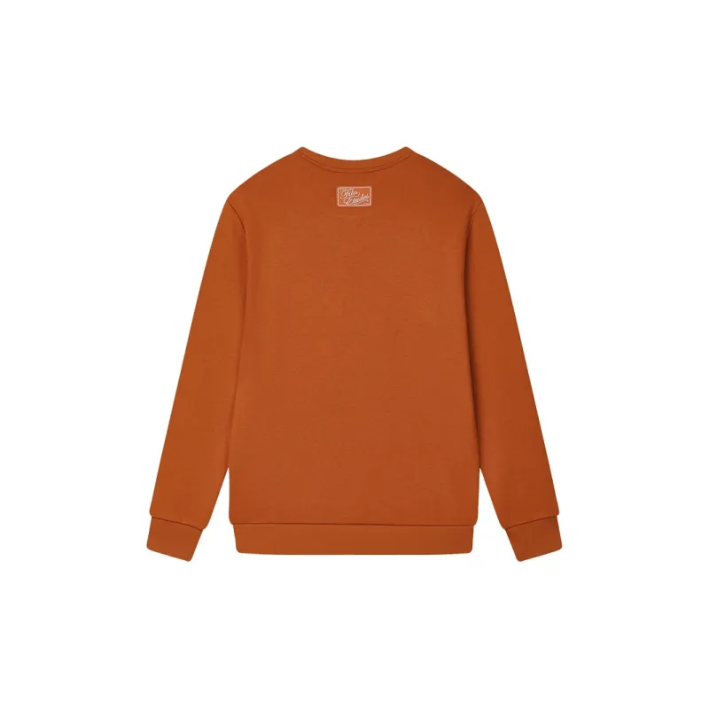 FILA x Études Sweatshirt Men's Dark Clay Orange-1