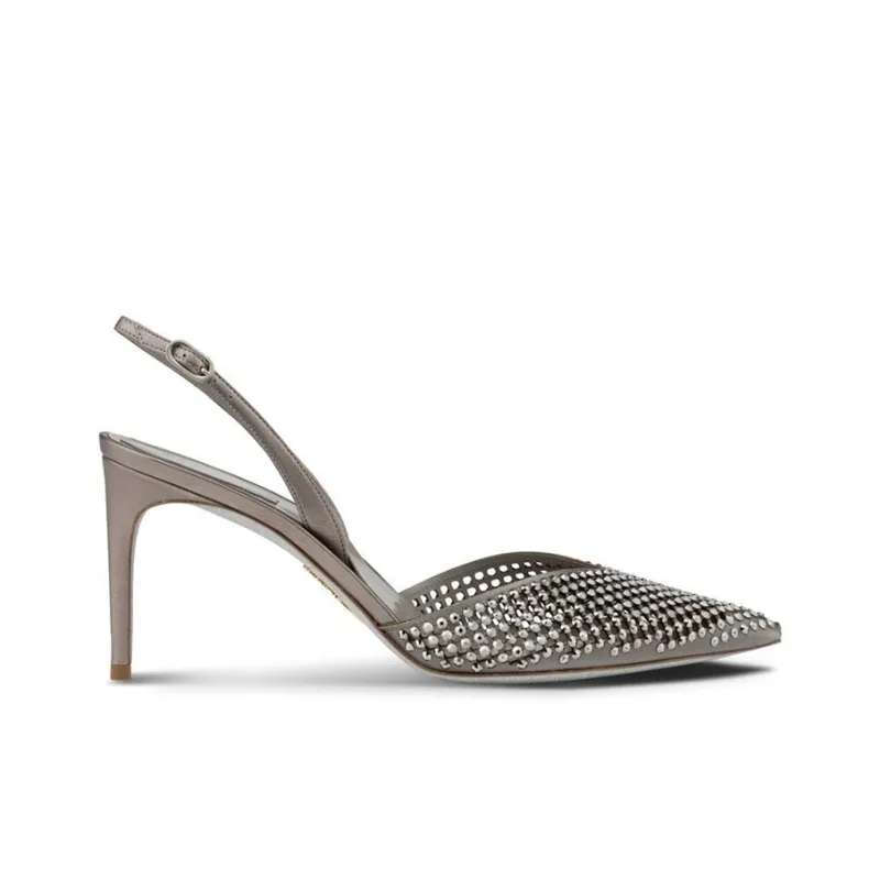 René Caovilla Strass-embellished Sandals-1