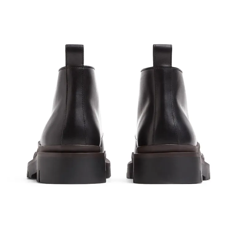 Bottega Veneta Tire Desert Boot Black Fondant-4