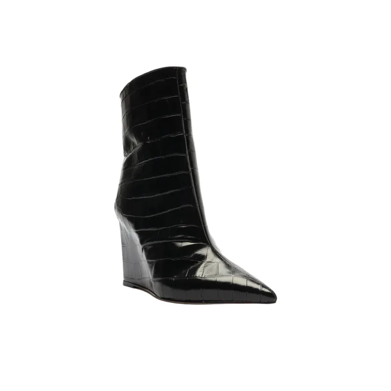 Schutz Asya Ankle Boots 11cm Women's Black-2