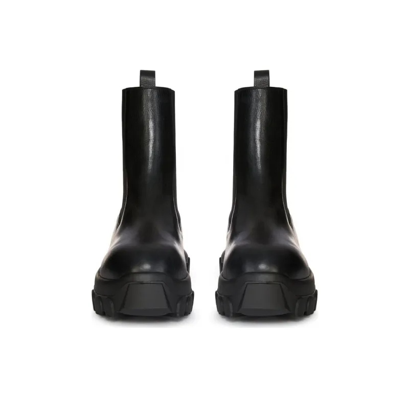 RICK OWENS Lido Beatle Bozo Tractor Boots Black-3