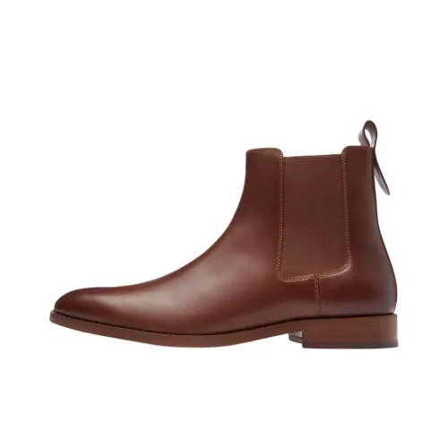 COACH Dalton Short Chelsea Boots Men's Brown