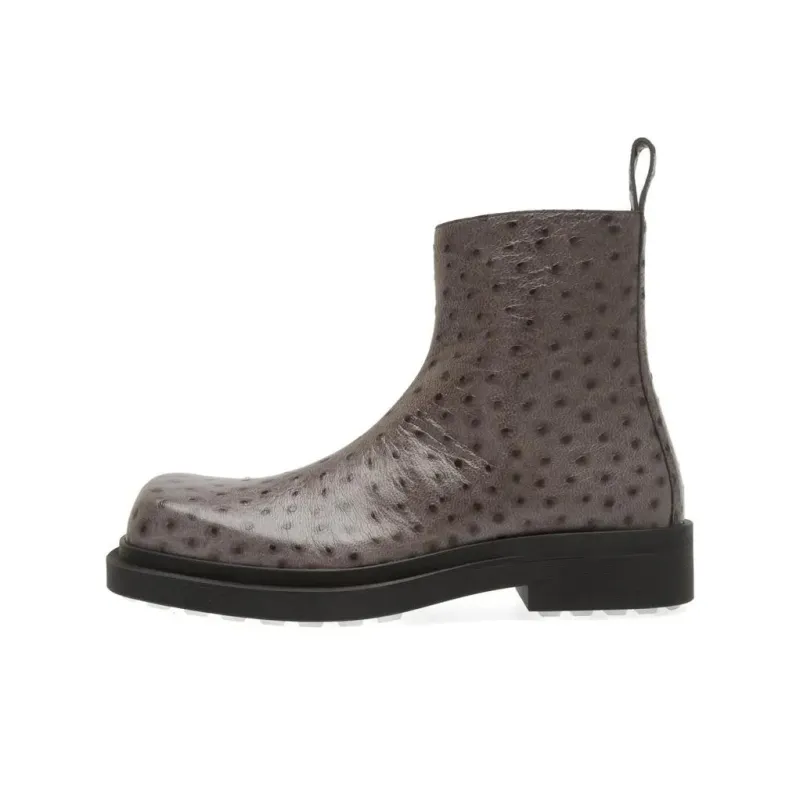 Bottega Veneta Ben Ankle Boots 4cm Men's Black-0