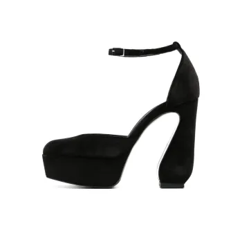 SERGIO ROSSI Chunky Heel High Heels Women's Black