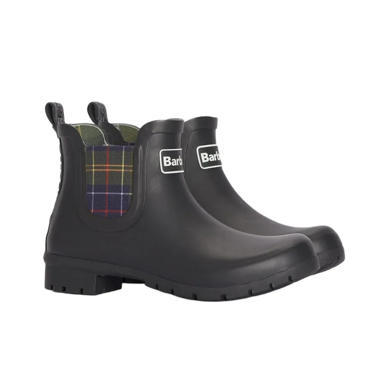 BARBOUR Ankle Length Chelsea Boots Women's Black-1