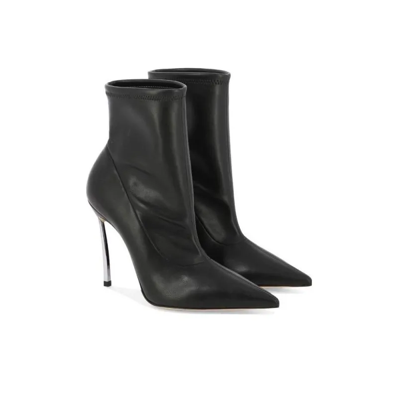 Casadei Blade Pointed Toe Heeled Boots Women's-2
