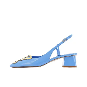 Sophia Webster Butterfly Block Heel High Heels 5cm Women's Blue