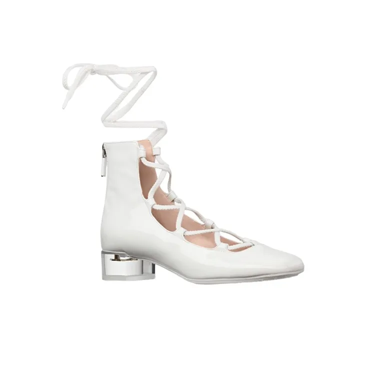 DIOR Arty Ankle Boots 3cm Women's White-1
