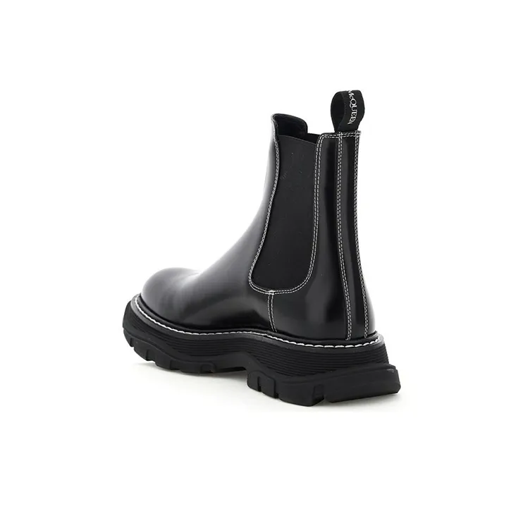 Alexander McQueen Tread Chelsea Boots 'Black'-4