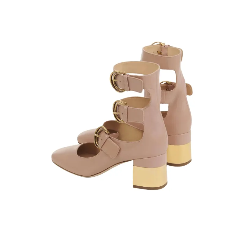Chloé 65mm Alizè Leather Pumps-3