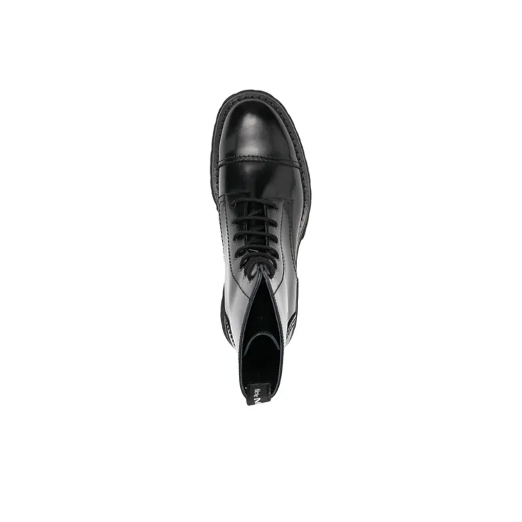 Alexander McQueen Lace Up Ankle Boots-3