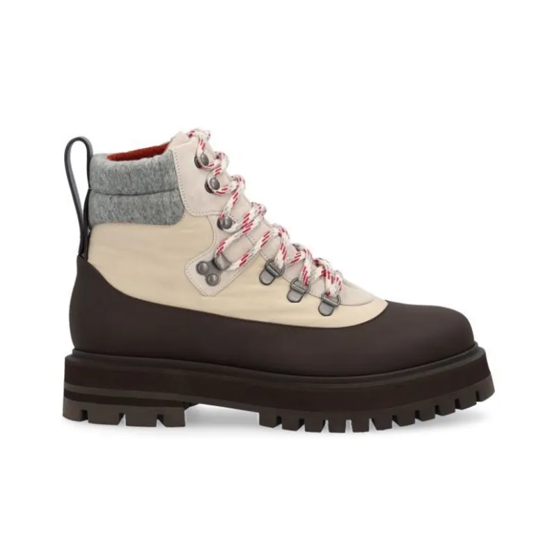 Loro Piana Ankle Boots Women's Beige Brown-1