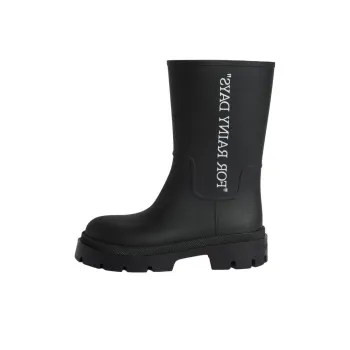 OFF WHITE Reboot Rainy Days Round Toe Boots