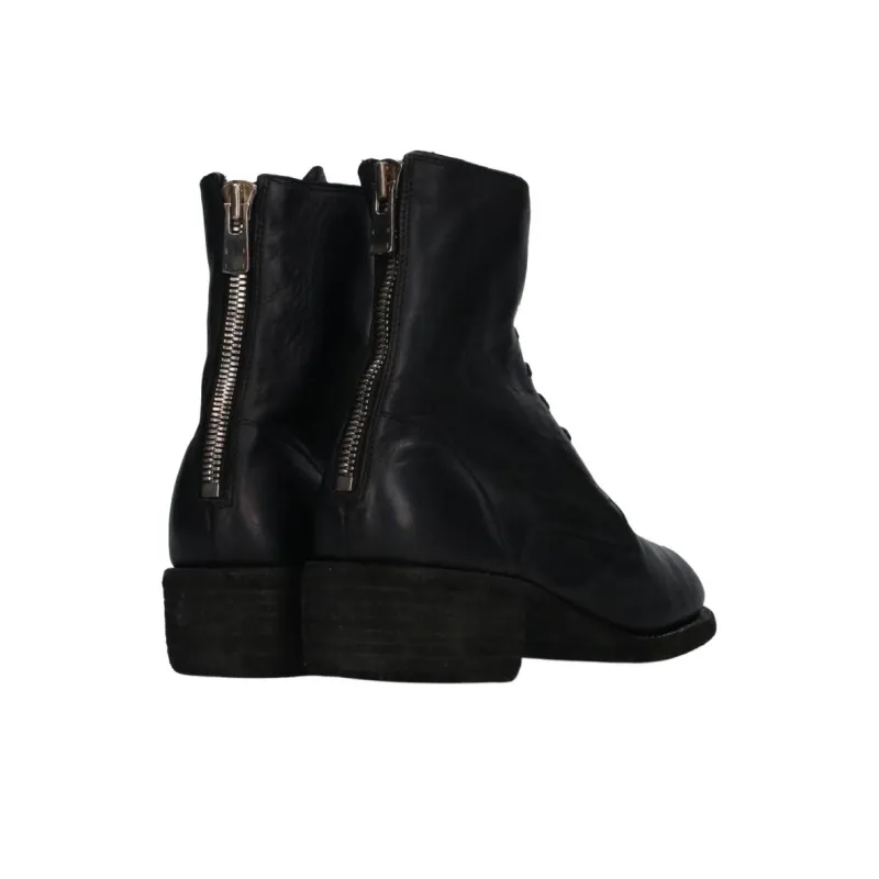 GUIDI Ankle Boots 4.4cm Men's Black-3