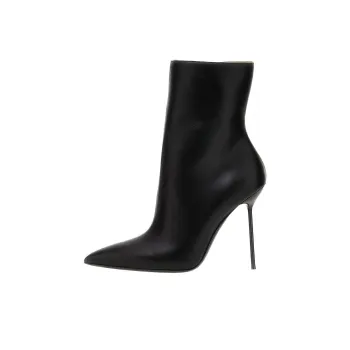 Paris Texas Ankle Boots 12cm Women's Black