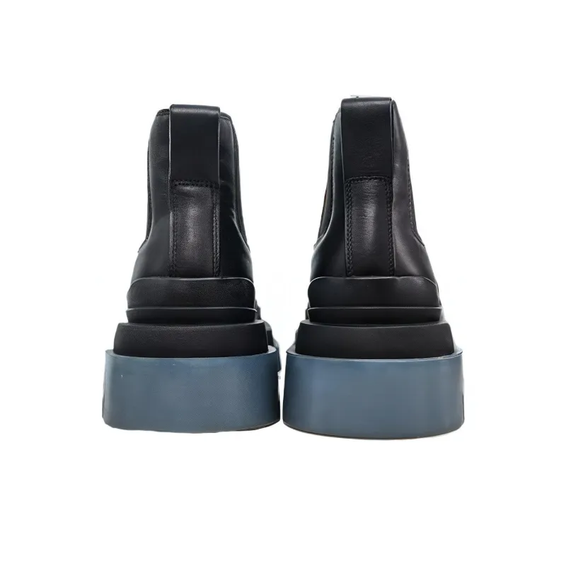 Bottega Veneta Tire Chelsea BV Tire Ankle Length Chelsea Boots Women's Black-3