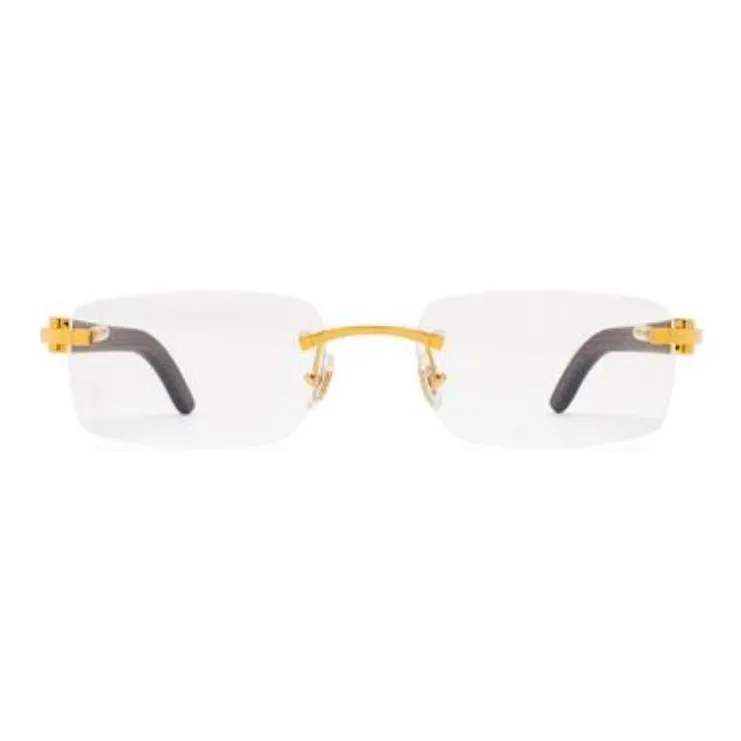 Cartier Rimless Rectangular Frame Glasses-3